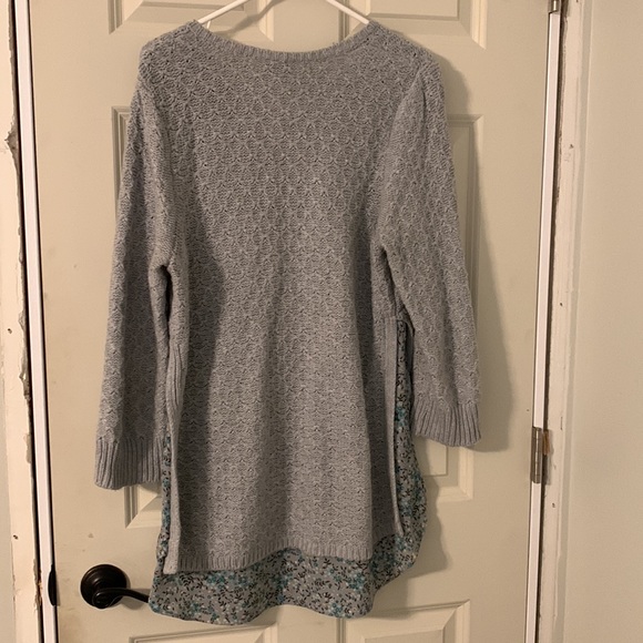 Women’s Large Mixed Media Sweater - Loft Outlet - Picture 2 of 4